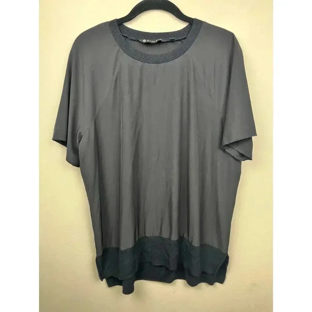 Athleta Black Zephyr Tee - size Medium